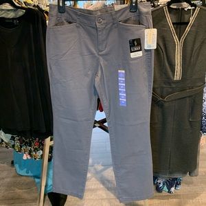 ST. JOHN'S BAY - Heather Gray Khaki Pants